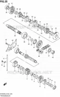 TRANSMISSION (SV650SUL2 E24) pour Suzuki SV 650 2012