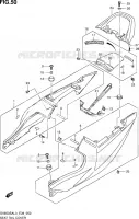 CARENAGES ARRIERE (YAY) pour Suzuki SV-S 650 2013