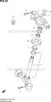 COLONNE DE DIRECTION pour Suzuki SV-S 650 2013