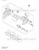 ETRIER DE FREIN ARRIERE (SV650SAL1 E24) pour Suzuki SV 650 2011