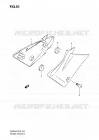CARENAGES ARRIERE pour Suzuki SV 650 2008