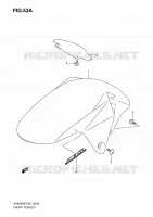GARDE BOUE AVANT (MODEL K9) pour Suzuki SV 650 2009
