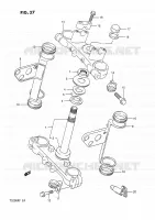 TE DE FOURCHE (E24) pour Suzuki TS-R 200 1993
