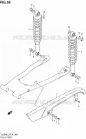 CARTER DE CHAINE pour Suzuki TU 250 2012