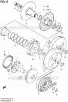TRANSMISSION (1) pour Suzuki BURGMAN 125 2007