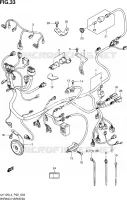 FAISCEAU ELECTRIQUE (UH125L4 P19) pour Suzuki BURGMAN 125 2014
