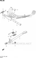 BEQUILLE pour Suzuki BURGMAN 125 2014