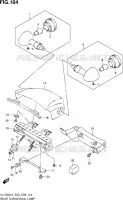 CLIGNOTANTS ARRIERE (VL1500L3 E33) pour Suzuki BOULEVARD 1500 2013