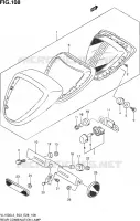 ENSEMBLE FEU ARRIERE (VL1500L3 E03) pour Suzuki BOULEVARD 1500 2013