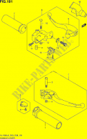 ENSEMBLE LEVIERS   POIGNEES (VL1500L3 E03) pour Suzuki BOULEVARD 1500 2013