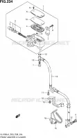 MAITRE CYLINDRE AVANT (VL1500L3 E03) pour Suzuki BOULEVARD 1500 2013