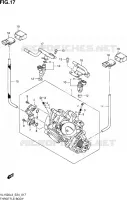 CORPS DE PAPILLON (VL1500BL3 E24) pour Suzuki INTRUDER 1500 2013
