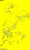 CLIGNOTANTS ARRIERE (VL1500L3 E19) pour Suzuki INTRUDER 1500 2013