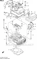 CULASSE AVANT (VL1500L3 E02) pour Suzuki INTRUDER 1500 2013