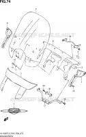 PARE BRISE (VL1500TL3 E33) pour Suzuki BOULEVARD 1500 2013