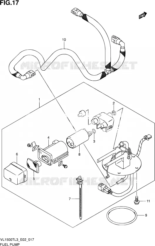 POMPE A ESSENCE Suzuki MOTO 1500 INTRUDER 2014  VL1500T L3 (E19)
