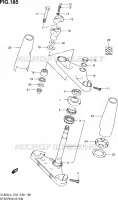 COLONNE DE DIRECTION (VL800CL4 E03) pour Suzuki VOLUSIA 800 2014