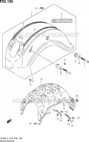 GARDE BOUE ARRIERE (VL800CL4 E03) pour Suzuki VOLUSIA 800 2014