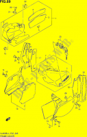 CARENAGES ARRIERE (VL800BL4 E02) pour Suzuki INTRUDER 800 2014