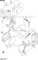 CARENAGES ARRIERE (VL800L3 E19) pour Suzuki VOLUSIA 800 2013