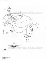 RESERVOIR D'ESSENCE (VLR1800TL1 E19) pour Suzuki INTRUDER 1800 2011