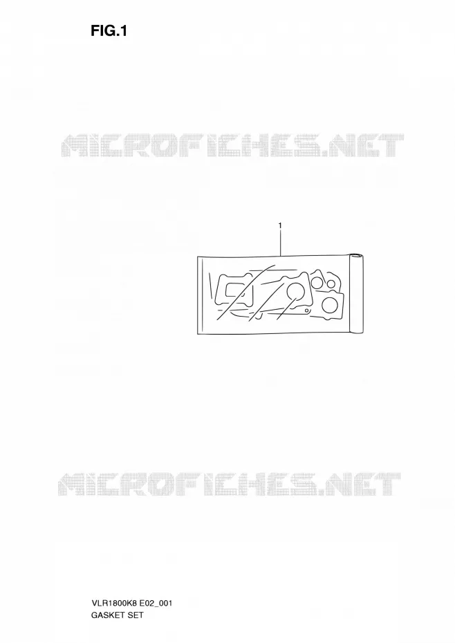 KIT JOINTS Suzuki MOTO 1800 BOULEVARD 2008  VLR1800UFK8