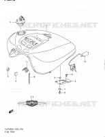RESERVOIR D'ESSENCE (VLR1800UFL1 E19) pour Suzuki INTRUDER 1800 2011