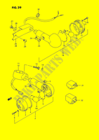 CLIGNOTANTS (MODELE H/J/K/L/M/N/P/R) pour Suzuki INTRUDER 1400 1992