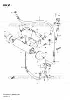 RENIFLARD (E33) pour Suzuki INTRUDER 1400 2002