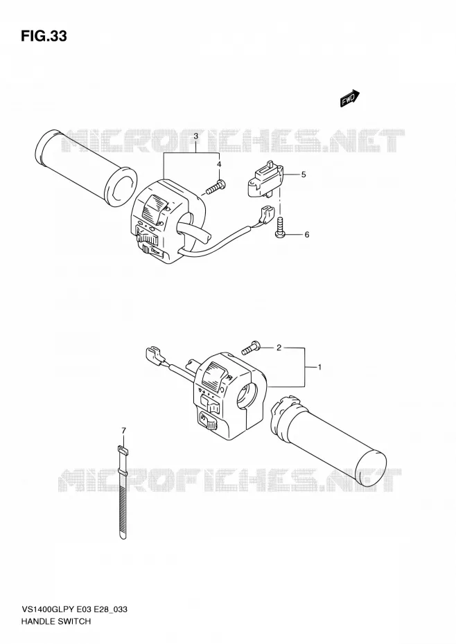 COMMODOS Suzuki MOTO 1400 INTRUDER 2002  VS1400GLP K2 (E03,E28,E33)