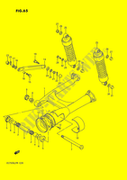 BRAS OSCILLANT ARRIERE (MODELE G F.NO.100110~) pour Suzuki INTRUDER 750 1986