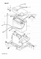 BATTERIE (MODELE G F.NO.2100210~,MODELE H/J/K/L/M) pour Suzuki INTRUDER 750 1987
