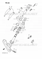 TE DE FOURCHE (MODELE H) pour Suzuki INTRUDER 750 1987