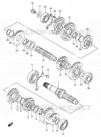 TRANSMISSION pour Suzuki INTRUDER 800 1993