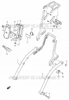 SUPPORT ARRIERE pour Suzuki INTRUDER 800 1995