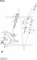 COLONNE DE DIRECTION pour Suzuki BOULEVARD 1500 2010