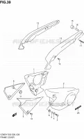 CARENAGES ARRIERE (MODEL V/W/X/Y/K1) pour Suzuki MARAUDER 800 1997