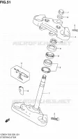 COLONNE DE DIRECTION pour Suzuki MARAUDER 800 1999