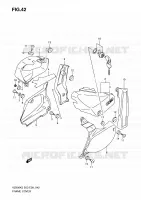 CARENAGES ARRIERE (VZ800) pour Suzuki MARAUDER 800 2005