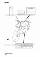 ETIQUETTE pour Suzuki MARAUDER 800 2005