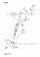 COLONNE DE DIRECTION pour Suzuki MARAUDER 800 2006