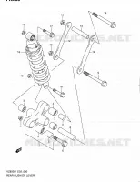 BIELLETTE D'AMORTISSEUR pour Suzuki MARAUDER 800 2011