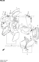 CARENAGES ARRIERE (VZ800L3 E02) pour Suzuki MARAUDER 800 2013