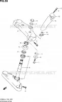 COLONNE DE DIRECTION pour Suzuki INTRUDER 800 2015