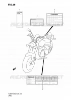ETIQUETTE pour Suzuki MARAUDER 800 2007