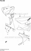 CARENAGES ARRIERE (VZR1800L0) pour Suzuki INTRUDER 1800 2007