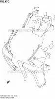 COUVERCLES DE CADRE AVANT (VZR1800K9/NK9) pour Suzuki INTRUDER 1800 2007