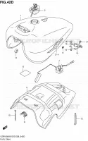 RESERVOIR D'ESSENCE (VZR1800L0) pour Suzuki INTRUDER 1800 2007
