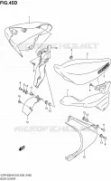 CARENAGES ARRIERE (VZR1800L0) pour Suzuki INTRUDER 1800 2008