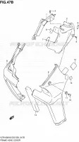 COUVERCLES DE CADRE AVANT (VZR1800K8/NK8) pour Suzuki INTRUDER 1800 2008